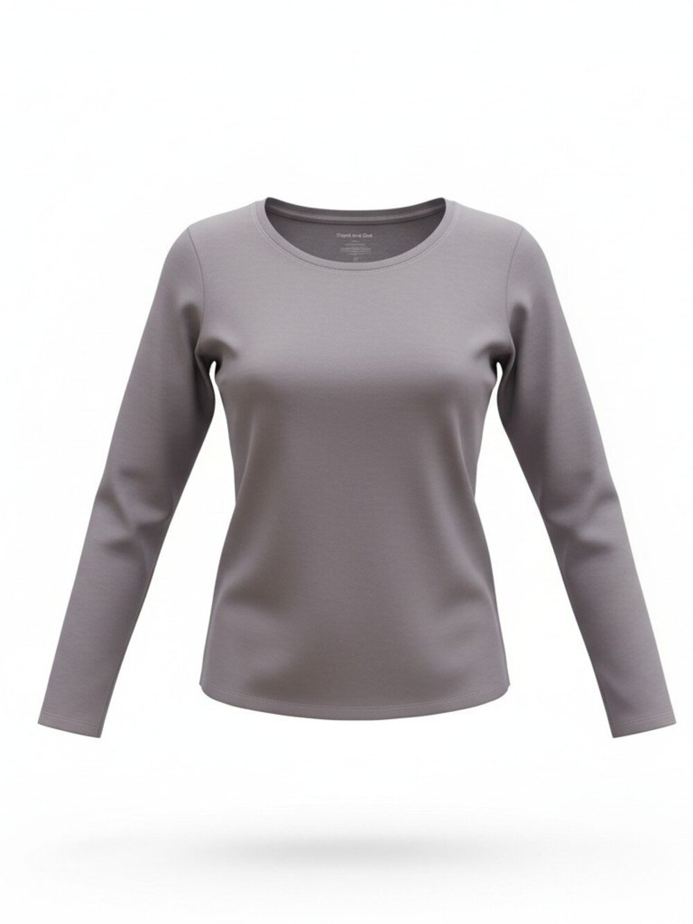 Frank And Oak Purple-Grey Stretch Top - Size Large